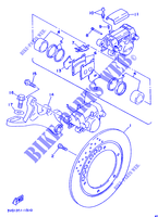 REAR BRAKE CALIPER for Yamaha TDM850 1995