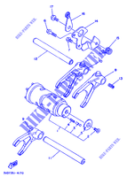 GEAR SHIFT SELECTOR DRUM / FORKS for Yamaha TDM850F 1994