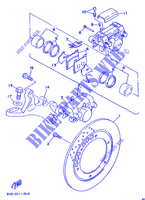 REAR BRAKE CALIPER for Yamaha TDM850F 1994