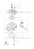 CYLINDER for Yamaha BW'S 50 2008