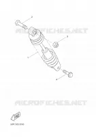 REAR SHOCK ABSORBER for Yamaha BW'S 50 2008