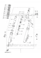 FRONT FORK for Yamaha BW'S 50 2008
