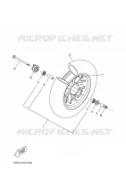 FRONT WHEEL for Yamaha BW'S 50 2008