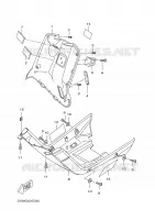 LEG SHIELD for Yamaha BW'S 50 2008