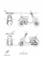 STICKER for Yamaha BW'S 50 2008