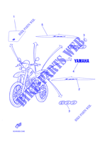 STICKER for Yamaha TT600RE 2004