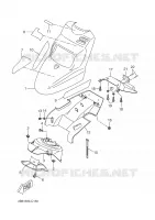 FRONT FENDER for Yamaha BW'S 50 12