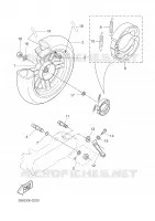 REAR WHEEL for Yamaha BW'S 50 12