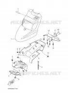 FRONT FENDER for Yamaha BW'S 50 12
