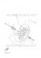 FRONT WHEEL for Yamaha BW'S 50 12