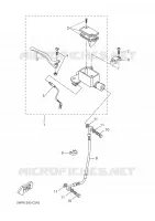 FRONT BRAKE MASTER CYLINDER for Yamaha BW'S 50 12