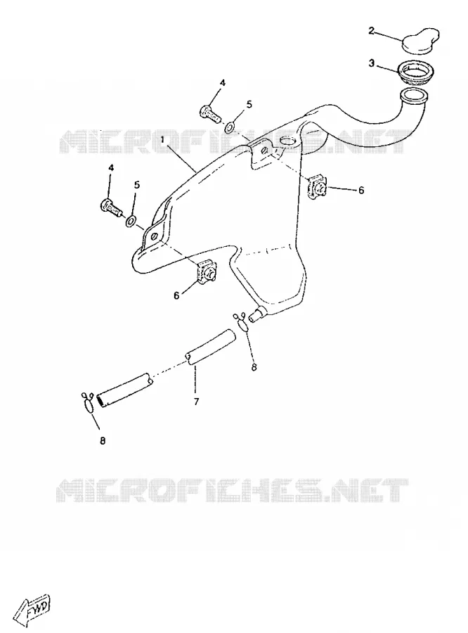 FUEL TANK Yamaha SCOOTER 50 1996 BOOSTER  CW50RS