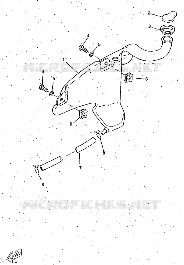 FUEL TANK Yamaha SCOOTER 50 1997 BOOSTER  CW50RS
