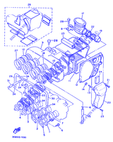 INTAKE for Yamaha XJ600H (53KW) 1991