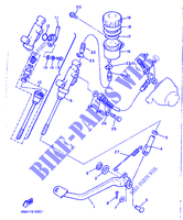 REAR BRAKE MASTER CYLINDER for Yamaha XJ600H (53KW) 1991