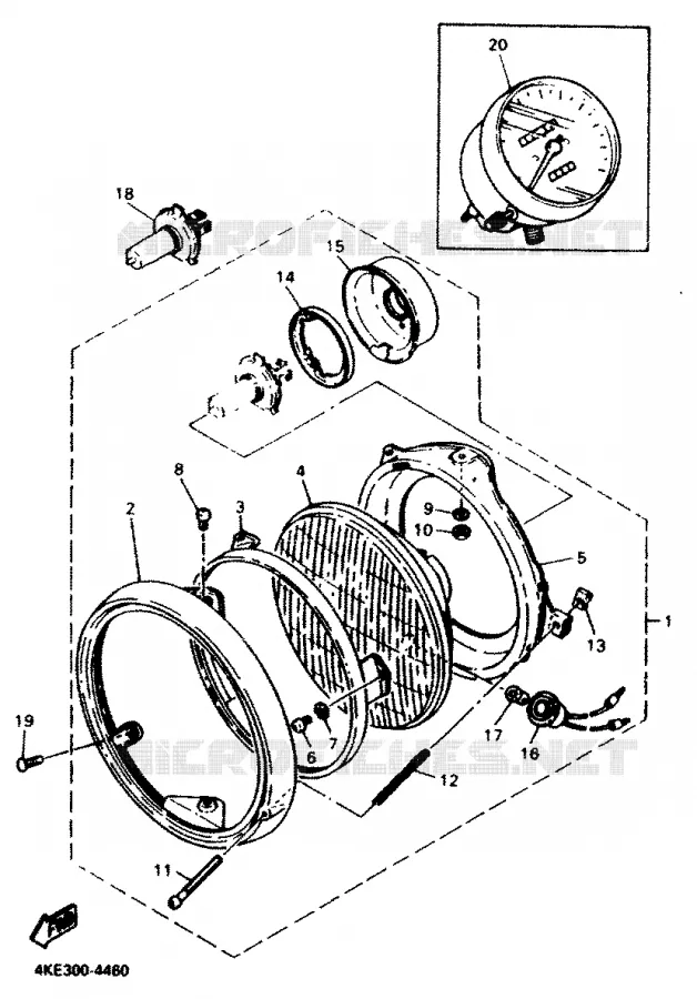 ALTERNATIVE ELECTRICAL  Yamaha MOTO 600 1994 XJN  XJ600N