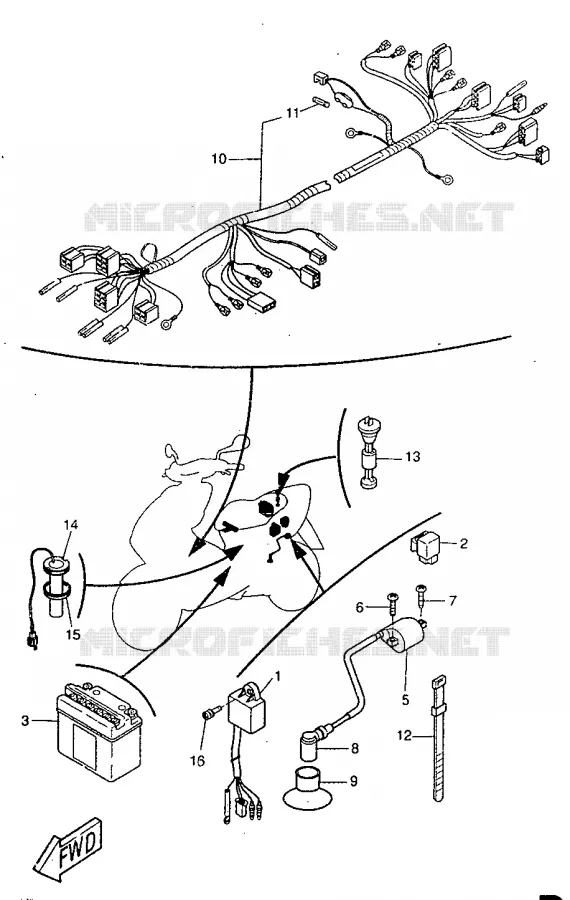 ELECTRICAL 2 Yamaha SCOOTER 50 1998 NEXT GENERATION  CW50RS