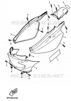 SIDE COVER for Yamaha CW50RS 1999