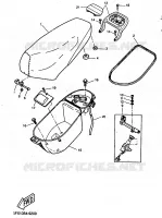 SEAT / CARRIER for Yamaha CW50RS 1999