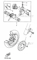 FRONT BRAKE CALIPER for Yamaha CW50RS 1999