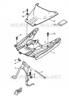 STAND / FOOTREST for Yamaha CW50RS 1999