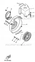 AIR SHROUD & FAN for Yamaha CW50RS 1999