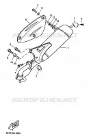 EXHAUST for Yamaha CW50RS 1999