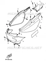 SIDE COVER for Yamaha CW50RS 1999