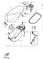 SEAT / CARRIER for Yamaha CW50RS 1999
