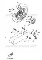 REAR WHEEL for Yamaha CW50RS 1999
