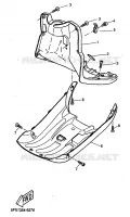 LEG SHIELD for Yamaha CW50RS 1999