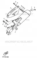 EXHAUST for Yamaha CW50RS 1999