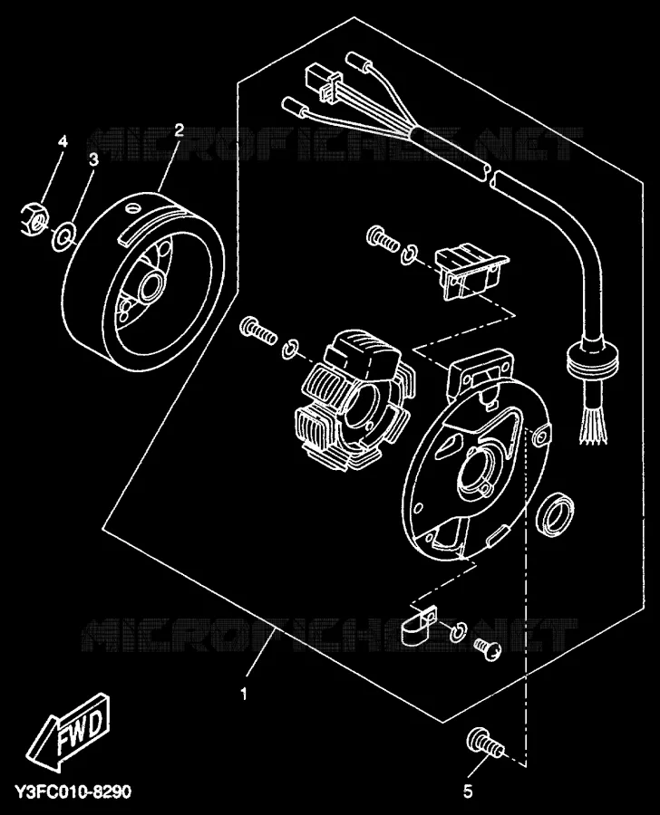 IGNITION Yamaha SCOOTER 50 2000 NEXT GENERATION  CW50RS
