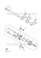 GEAR SHIFT SELECTOR DRUM / FORKS for Yamaha XJS 900 DIVERSION 2000