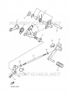 GEAR SHIFT SHAFT / LEVER for Yamaha XJS 900 DIVERSION 2000