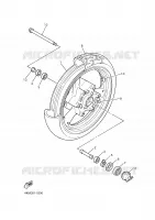 FRONT WHEEL for Yamaha XJS 900 DIVERSION 2000