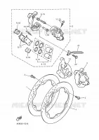 FRONT BRAKE CALIPER for Yamaha XJS 900 DIVERSION 2000