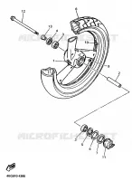 FRONT WHEEL for Yamaha XJR1200SP 1997