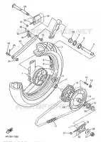 REAR WHEEL for Yamaha XJR1200SP 1997