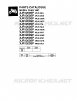 CATALOGUE for Yamaha XJR1200SP 1997