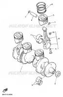 CRANKSHAFT / PISTON for Yamaha XJR1200SP 1997