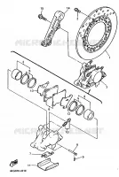 REAR BRAKE CALIPER for Yamaha XJR1200SP 1997