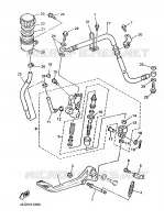 REAR BRAKE MASTER CYLINDER for Yamaha XJR1200SP 1997