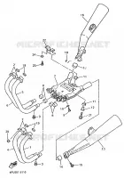 EXHAUST for Yamaha XJR1200SP 1997