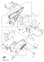 SIDE COVER for Yamaha XJR1200SP 1997