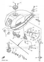 FUEL TANK for Yamaha XJR1200SP 1997