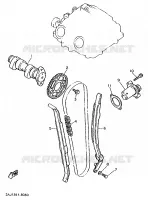 CAMSHAFT / TIMING CHAIN for Yamaha XT600KN 1992