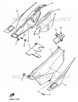 SIDE COVER for Yamaha XT600KN 1992