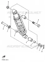 REAR SHOCK ABSORBER / SWINGARM for Yamaha XT600KN 1992