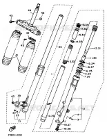 FRONT FORK for Yamaha XT600KN 1992